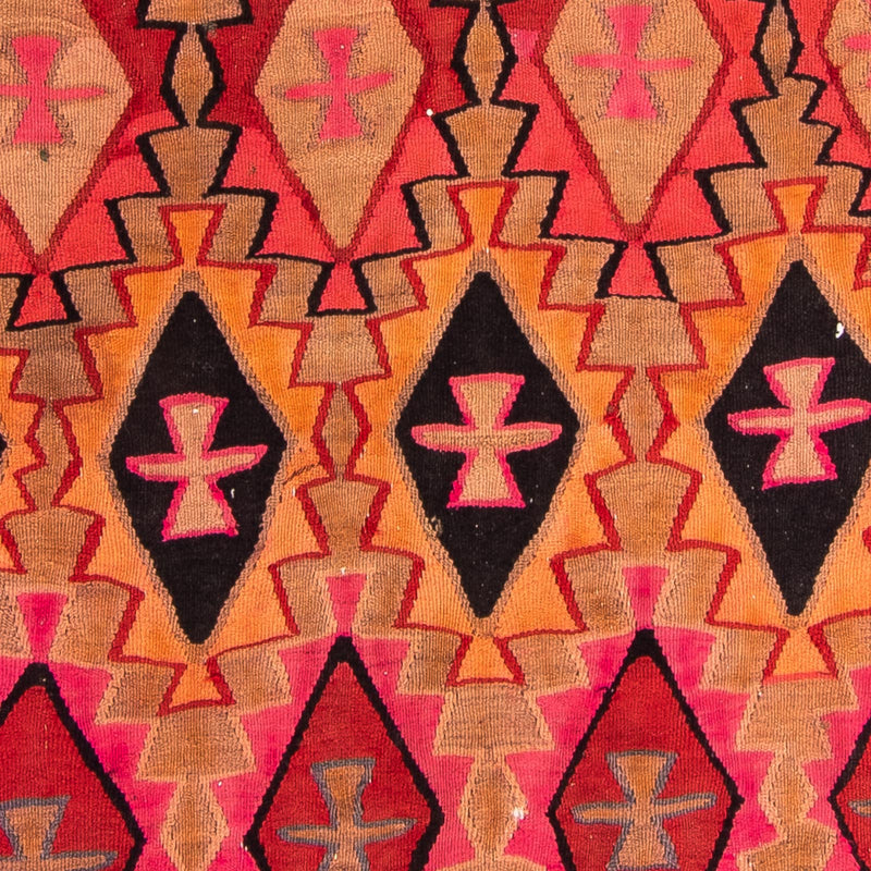 Runner Kelim Rug - Old - 308 x 145 cm - multicolored