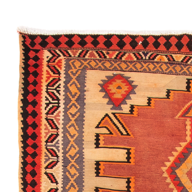 Runner Kelim Rug - Old - 300 x 150 cm - multicolored