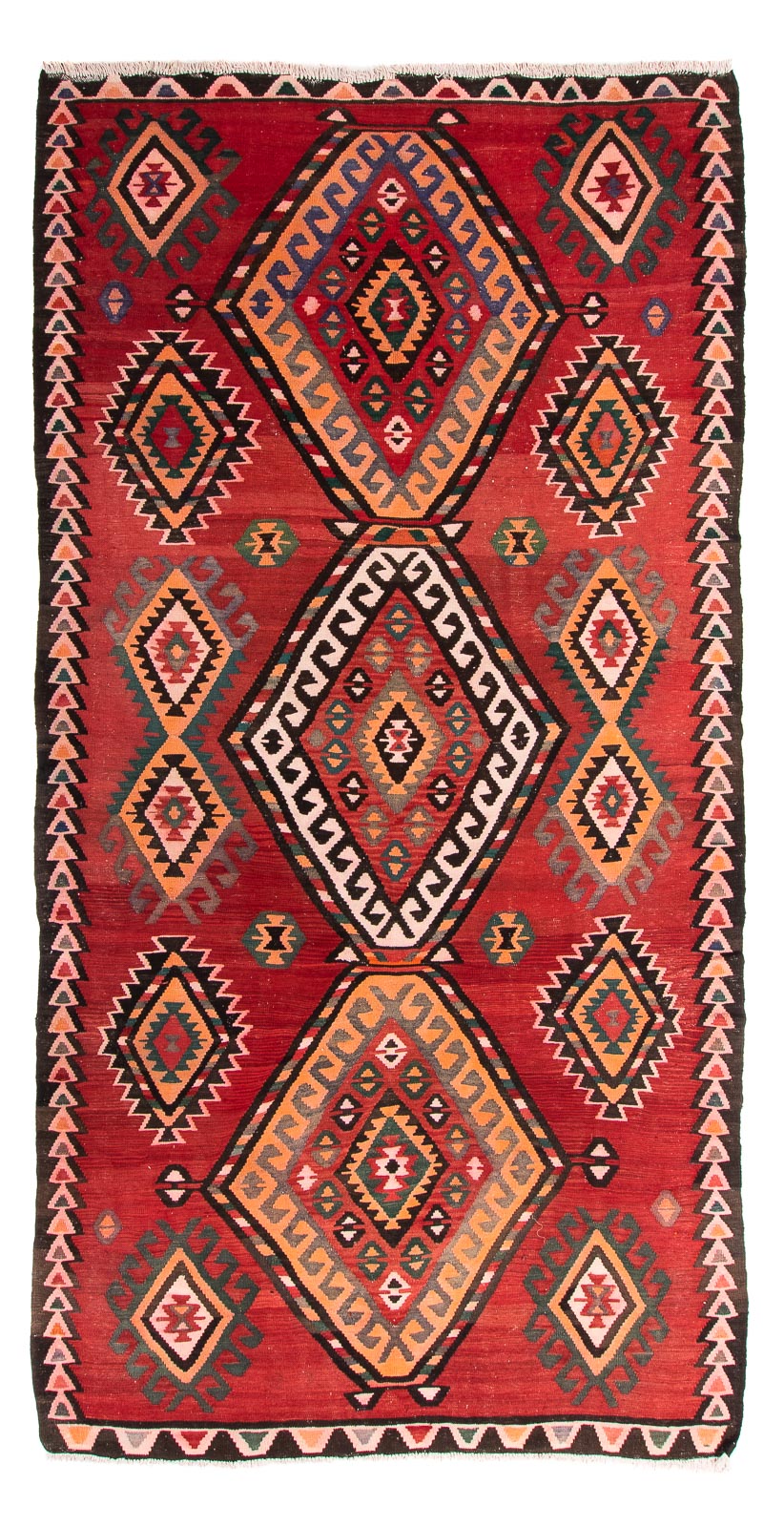 Kelim Rug - Old - 330 x 175 cm - multicolored