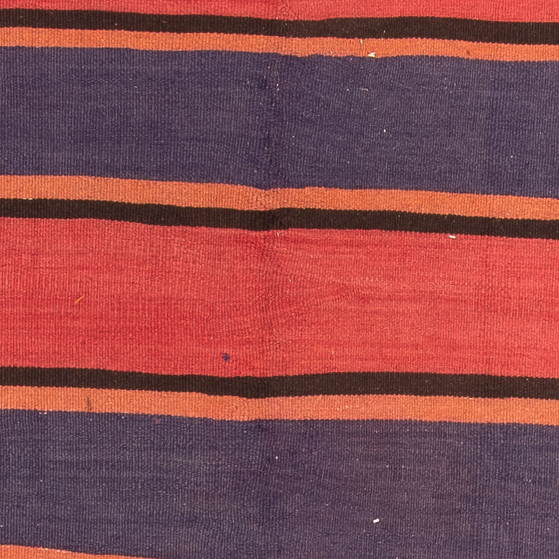 Runner Kelim Rug - Old - 385 x 155 cm - brown