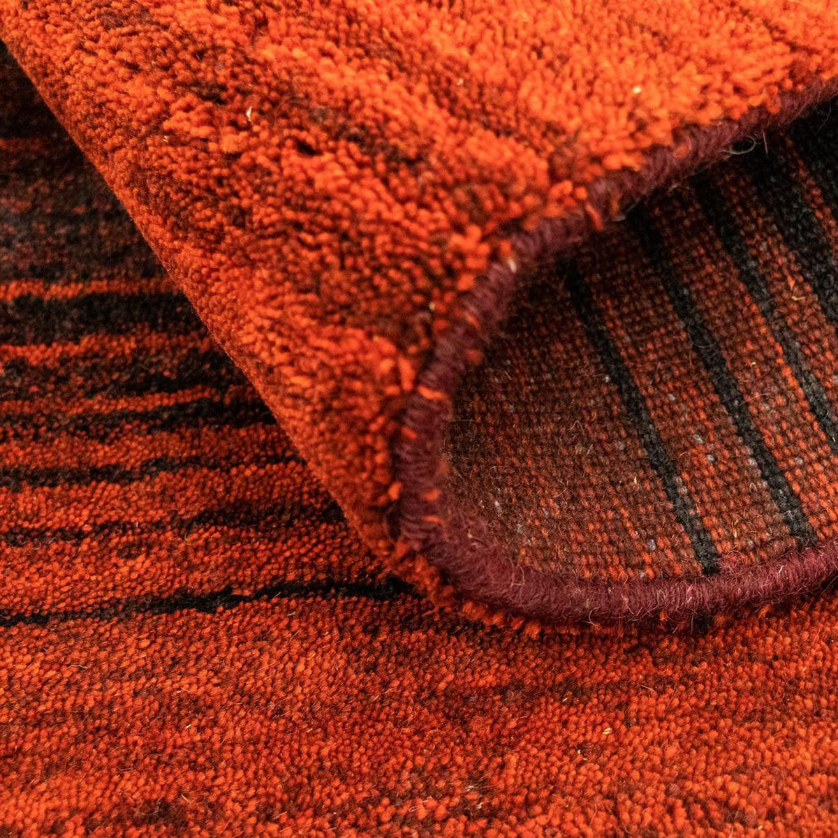 Gabbeh Rug - Softy - 155 x 92 cm - red