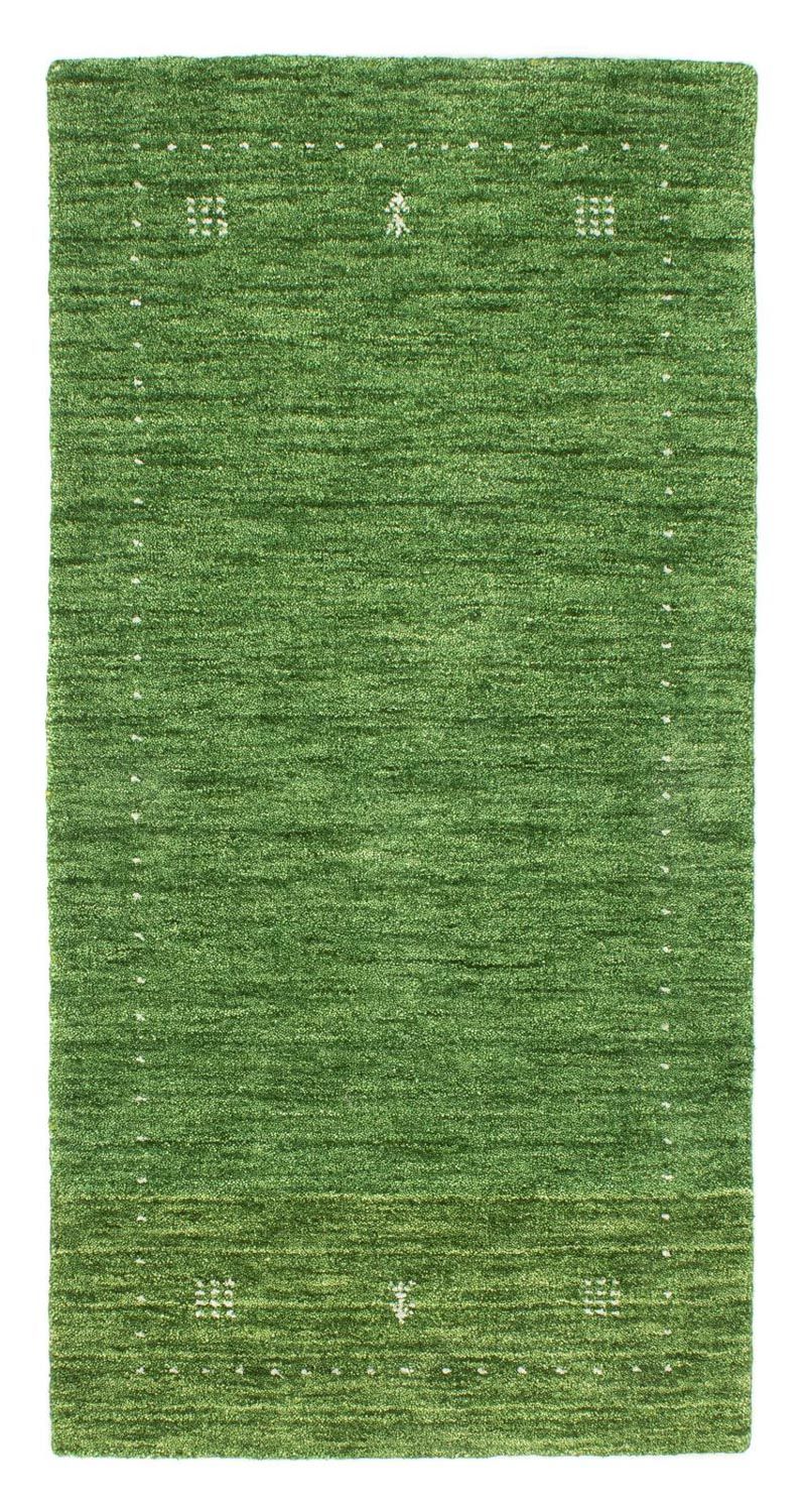 Gabbeh Rug - Softy - 143 x 72 cm - green