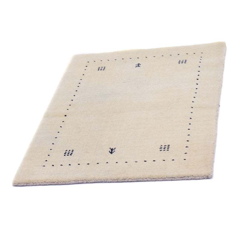 Gabbeh Rug - Softy - 90 x 60 cm - natural white