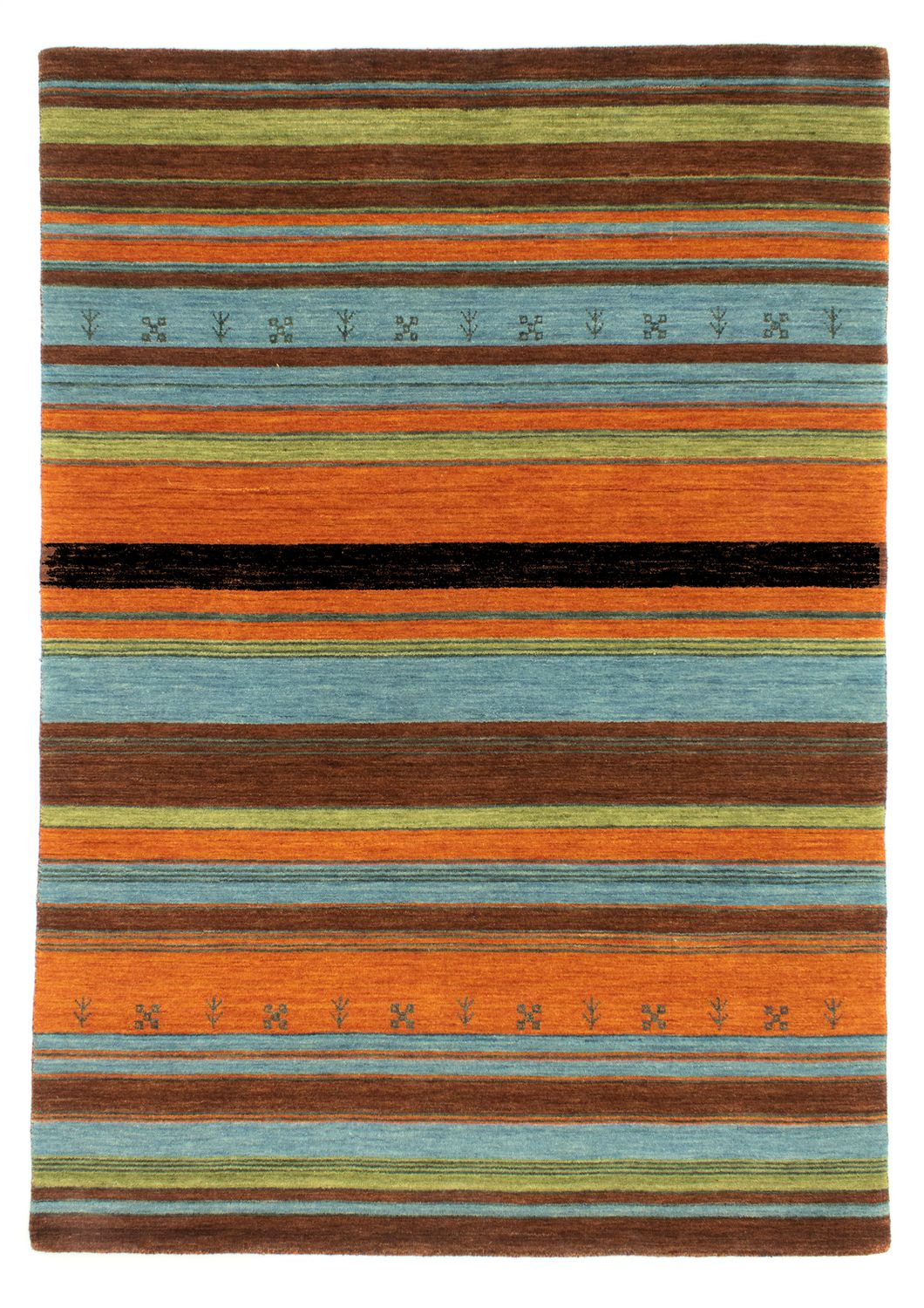 Gabbeh Rug - Softy - 203 x 143 cm - colorful