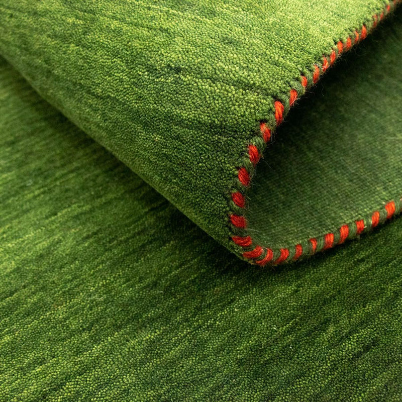 Gabbeh Rug - Softy - 196 x 145 cm - green