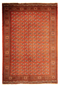 Turkaman Rug - 333 x 260 cm - dark red