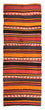Runner Kelim Rug - Old - 295 x 120 cm - multicolored