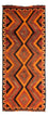 Runner Kelim Rug - Old - 320 x 140 cm - multicolored