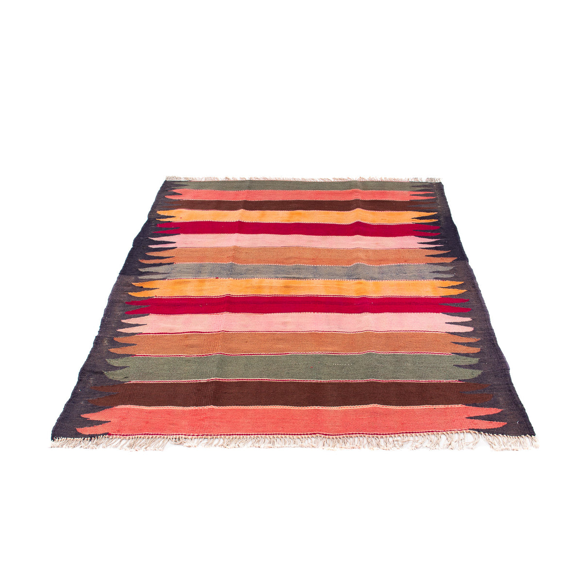 Kelim Rug - Old - 160 x 130 cm - multicolored