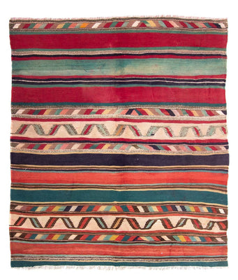 Kelim Rug - Old - 204 x 184 cm - multicolored