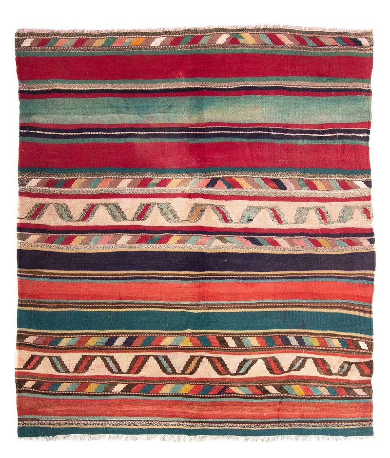 Kelim Rug - Old - 204 x 184 cm - multicolored
