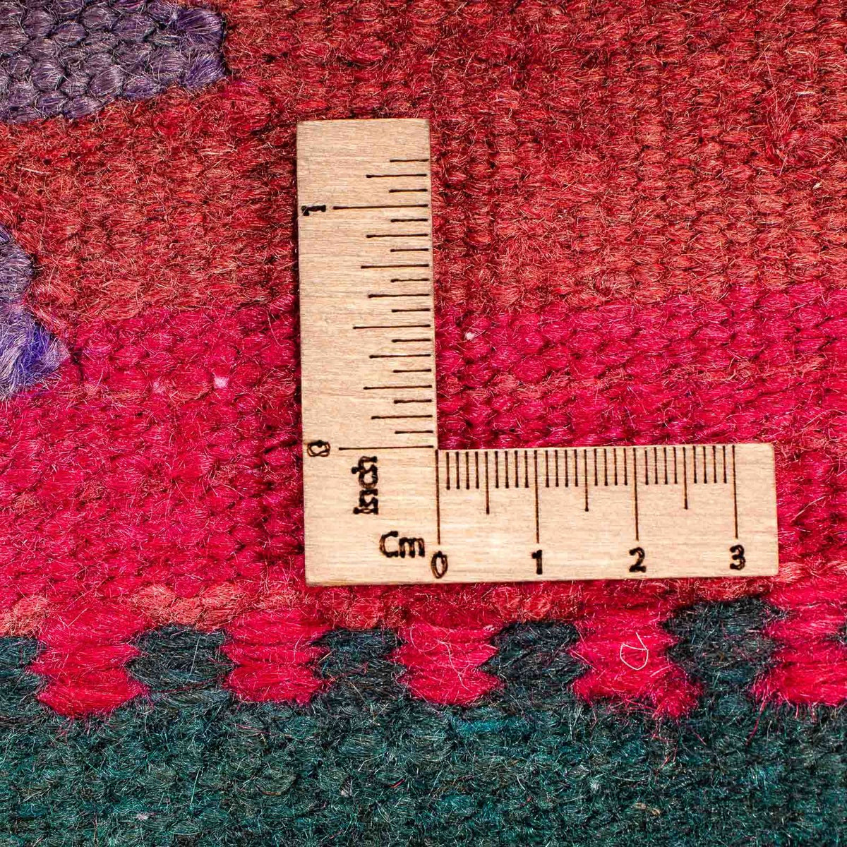 Runner Kelim Rug - Old - 390 x 155 cm - multicolored