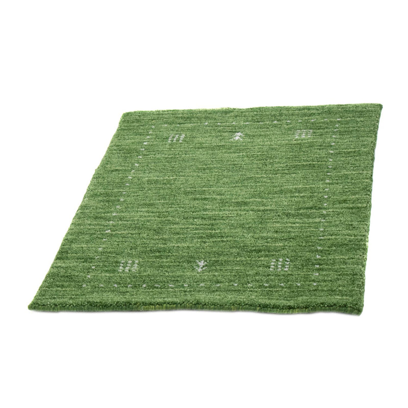 Gabbeh Rug - Softy - 88 x 62 cm - green
