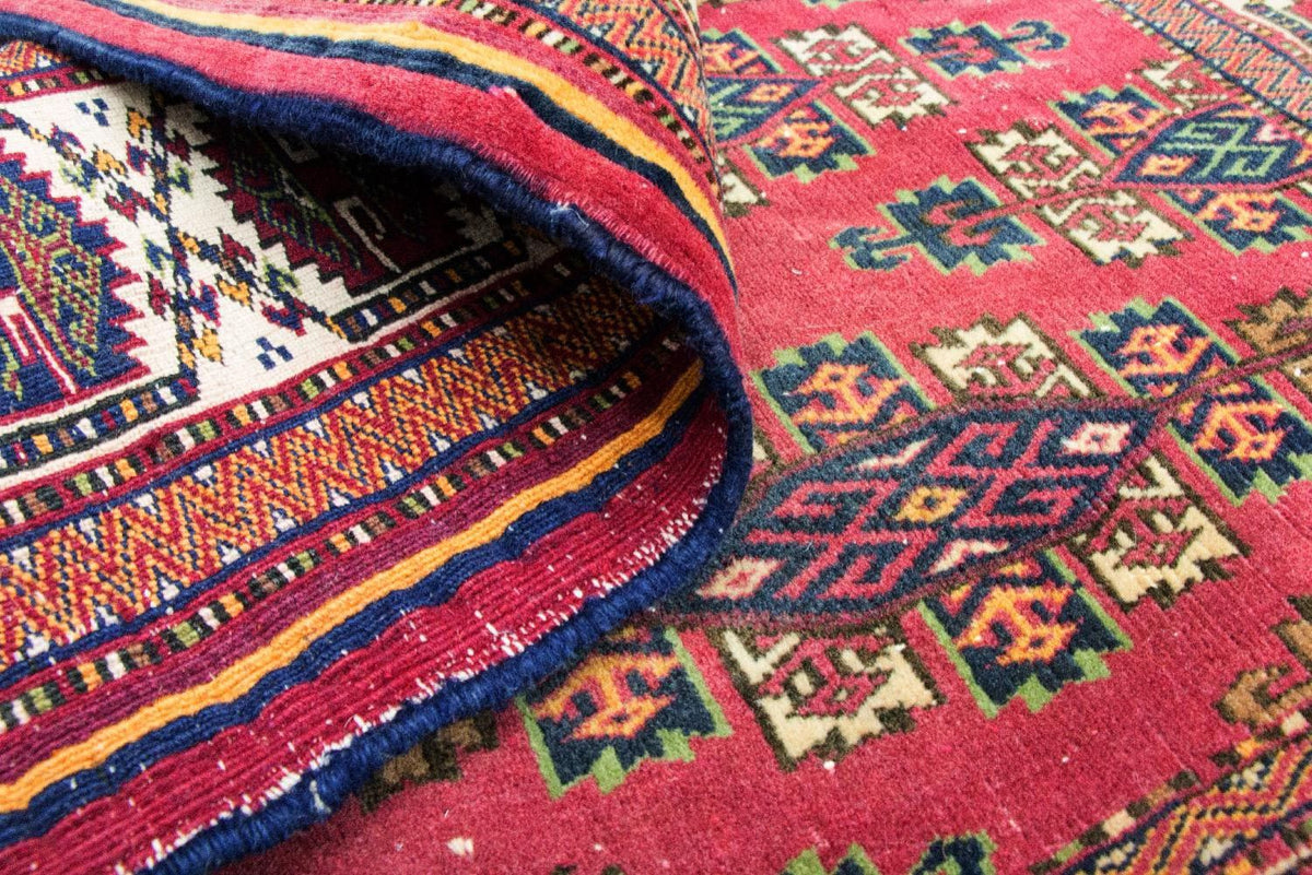 Afghan Rug - Bukhara - 106 x 94 cm - red