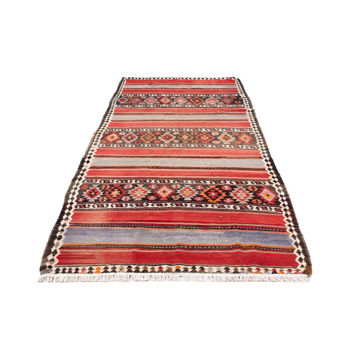 Runner Kelim Rug - Old - 310 x 140 cm - multicolored