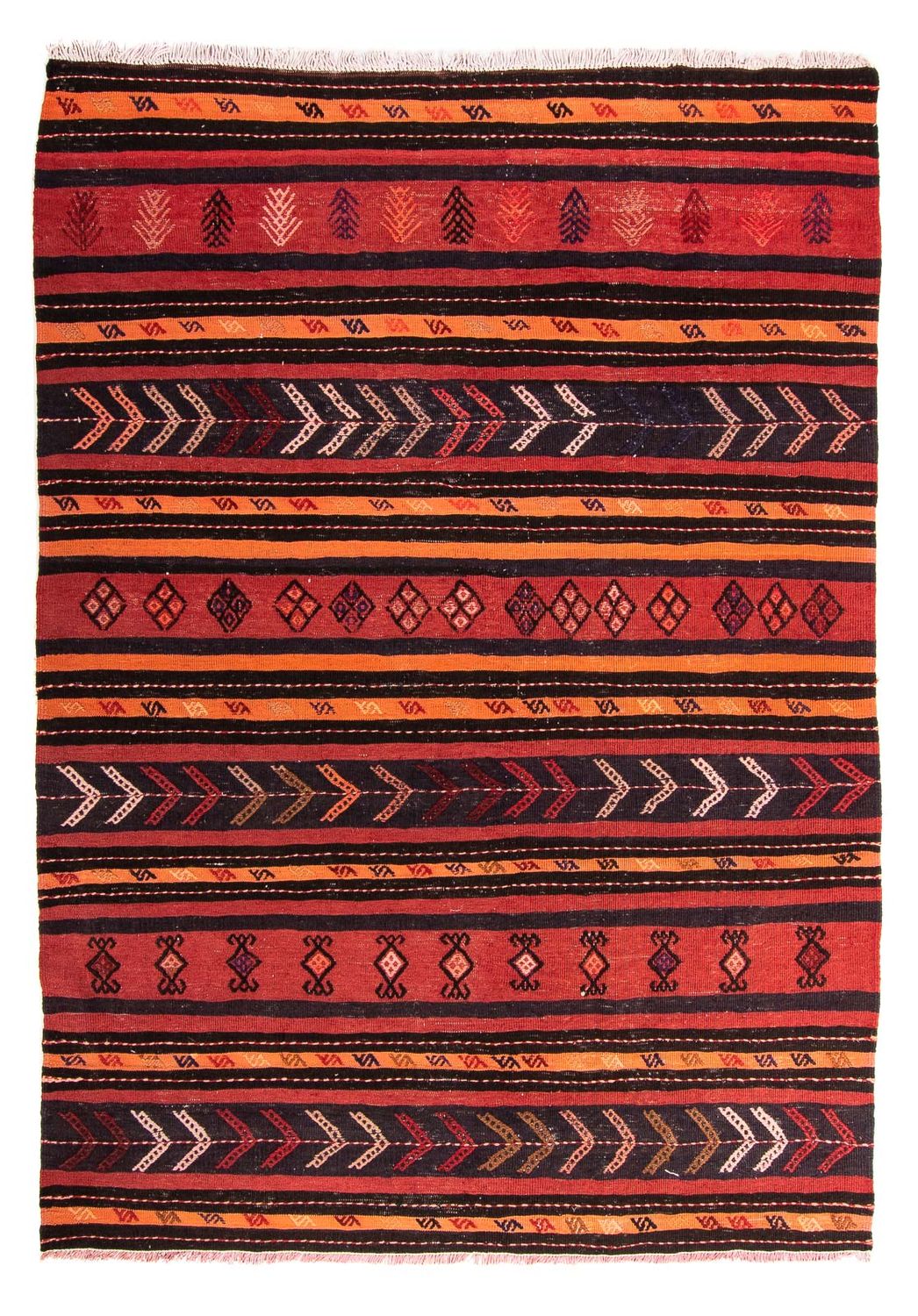 Kelim Rug - Old - 225 x 165 cm - multicolored