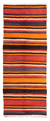 Runner Kelim Rug - Old - 330 x 130 cm - multicolored