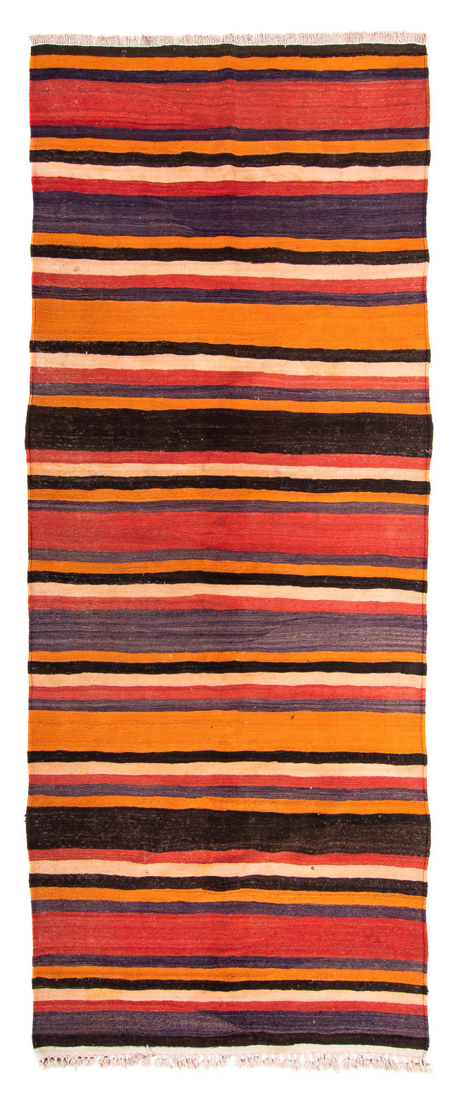 Runner Kelim Rug - Old - 330 x 130 cm - multicolored