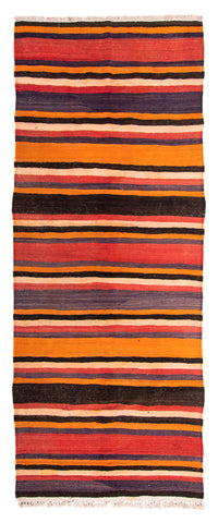 Runner Kelim Rug - Old - 330 x 130 cm - multicolored