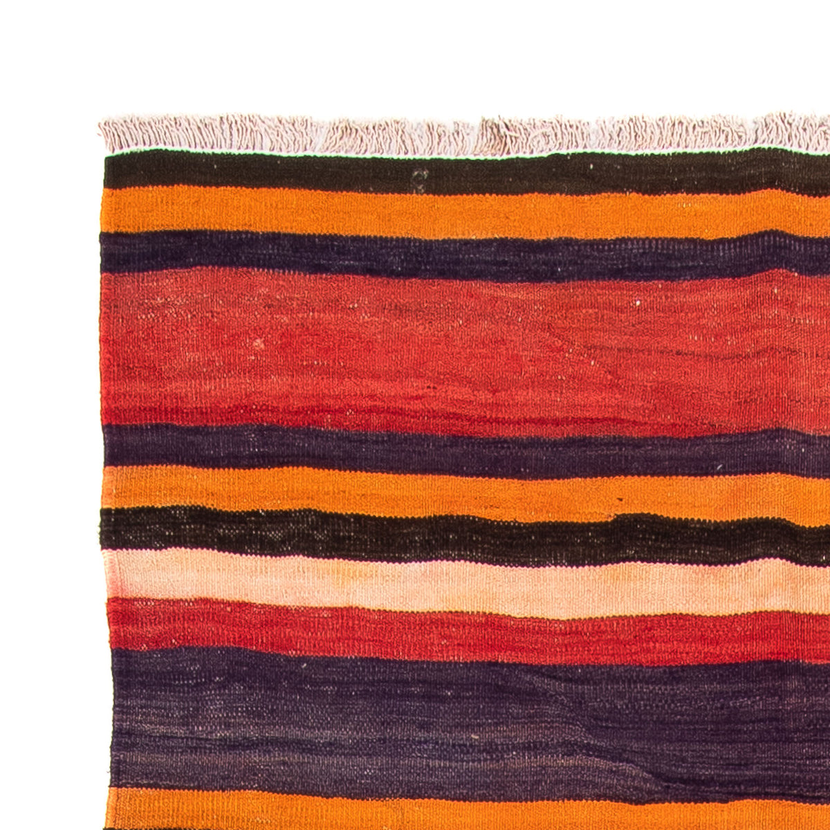 Runner Kelim Rug - Old - 330 x 130 cm - multicolored