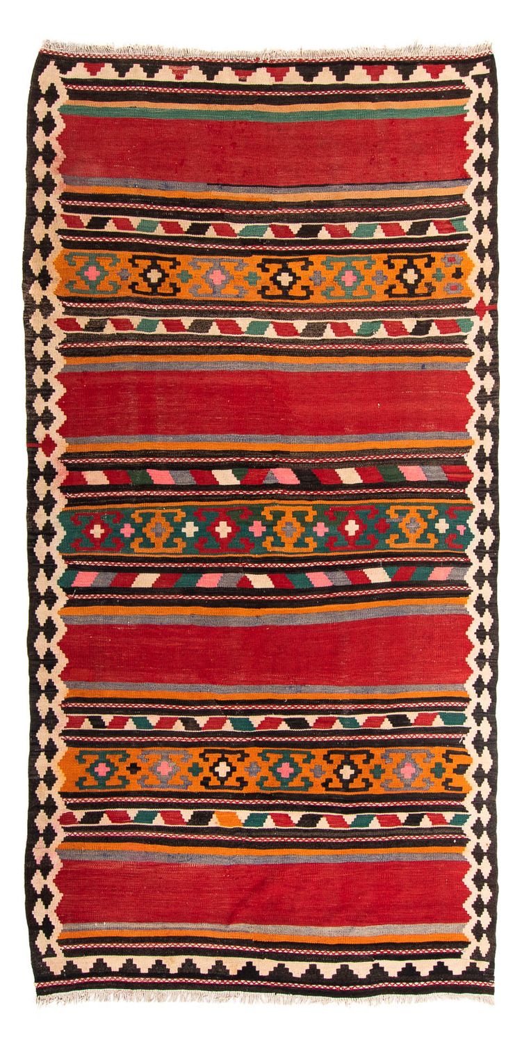 Runner Kelim Rug - Old - 270 x 145 cm - multicolored