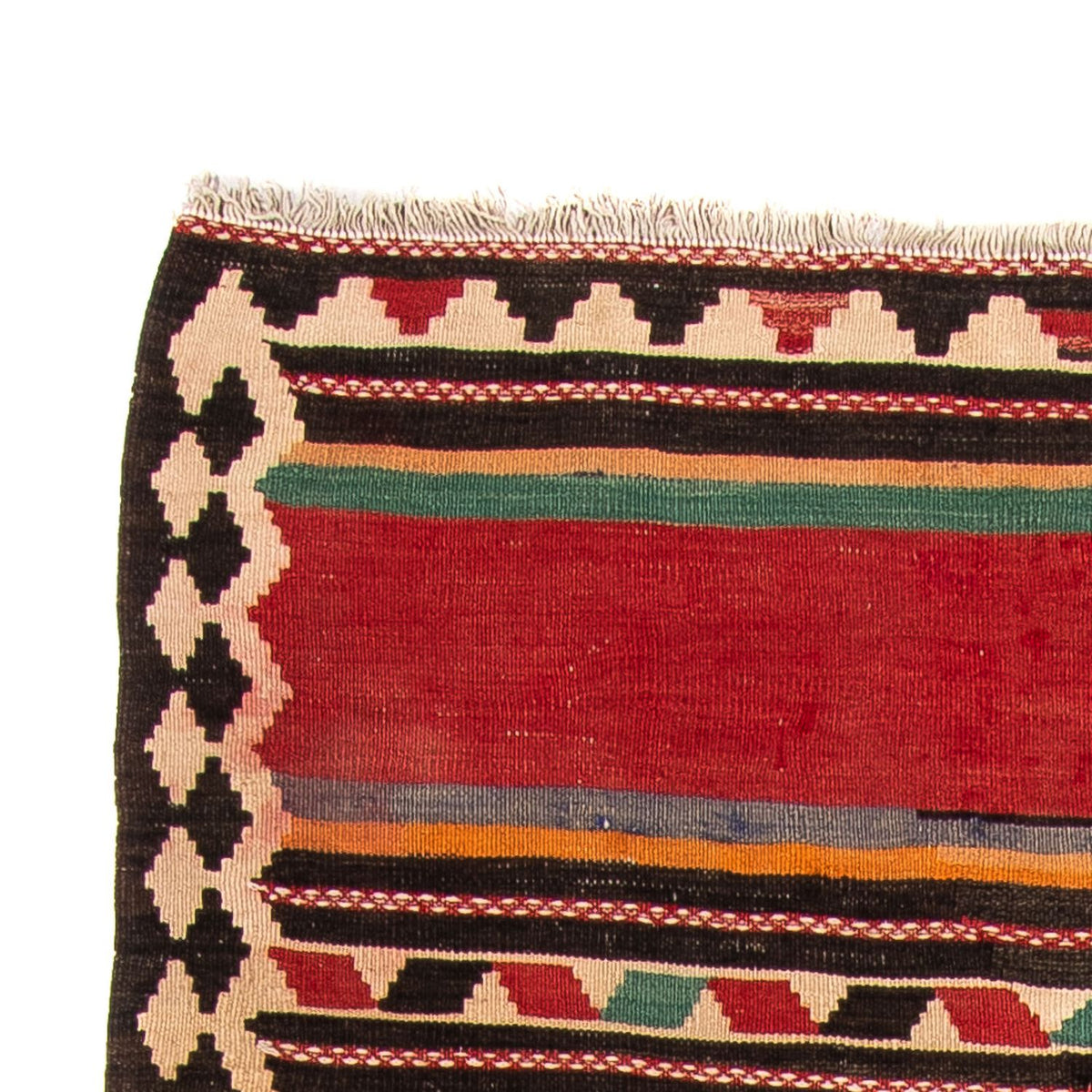 Runner Kelim Rug - Old - 270 x 145 cm - multicolored