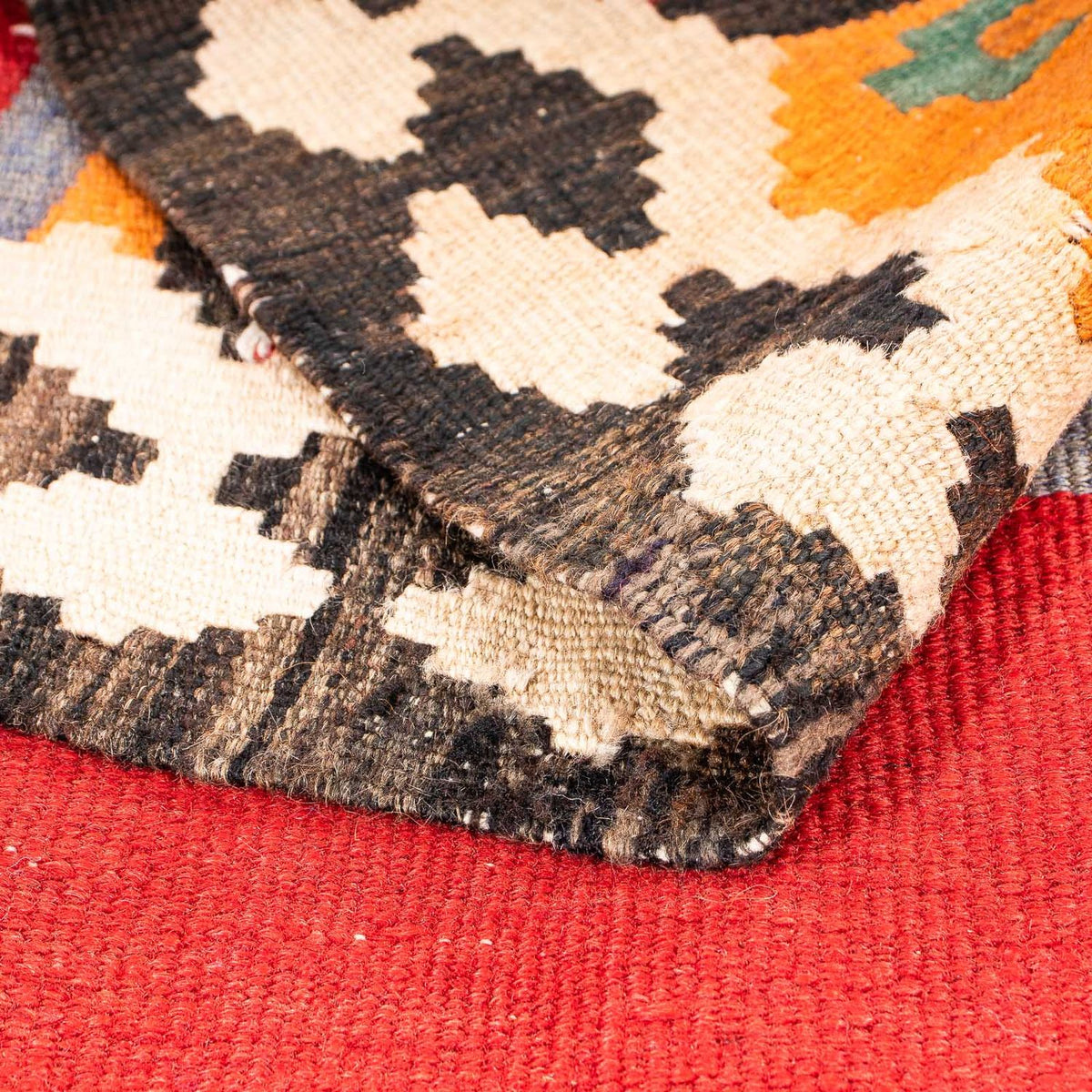 Runner Kelim Rug - Old - 270 x 145 cm - multicolored