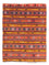 Kelim Rug - Old square  - 185 x 150 cm - multicolored