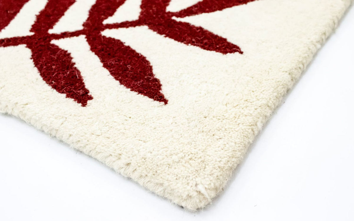Wool Rug - 148 x 90 cm - beige