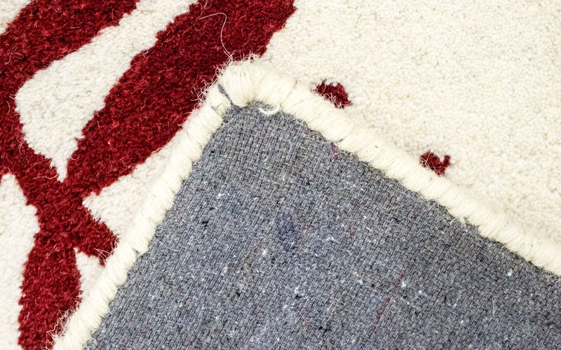 Wool Rug - 148 x 90 cm - beige