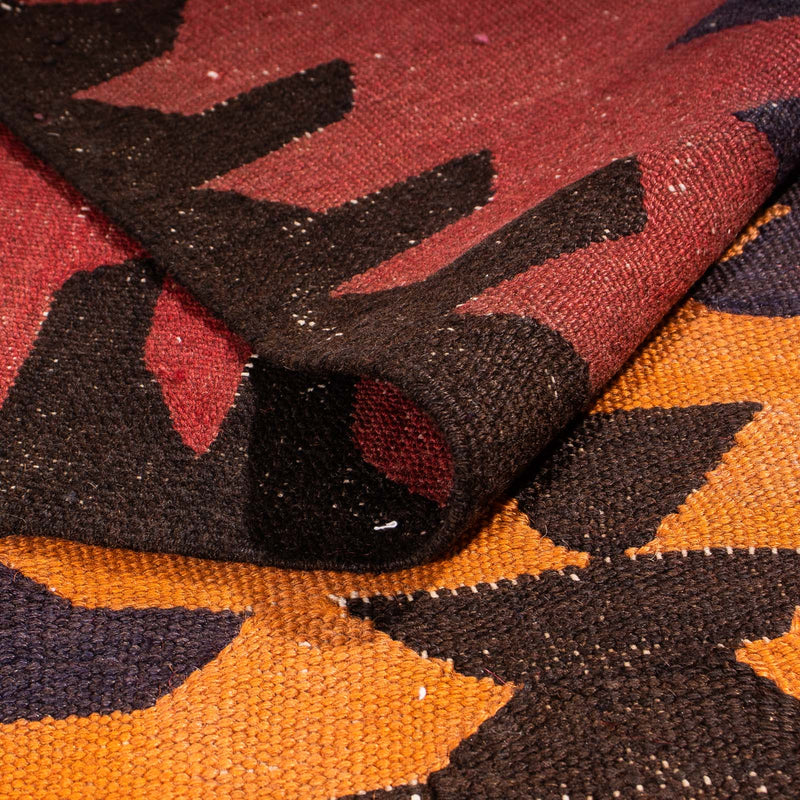 Runner Kelim Rug - Old - 390 x 130 cm - multicolored