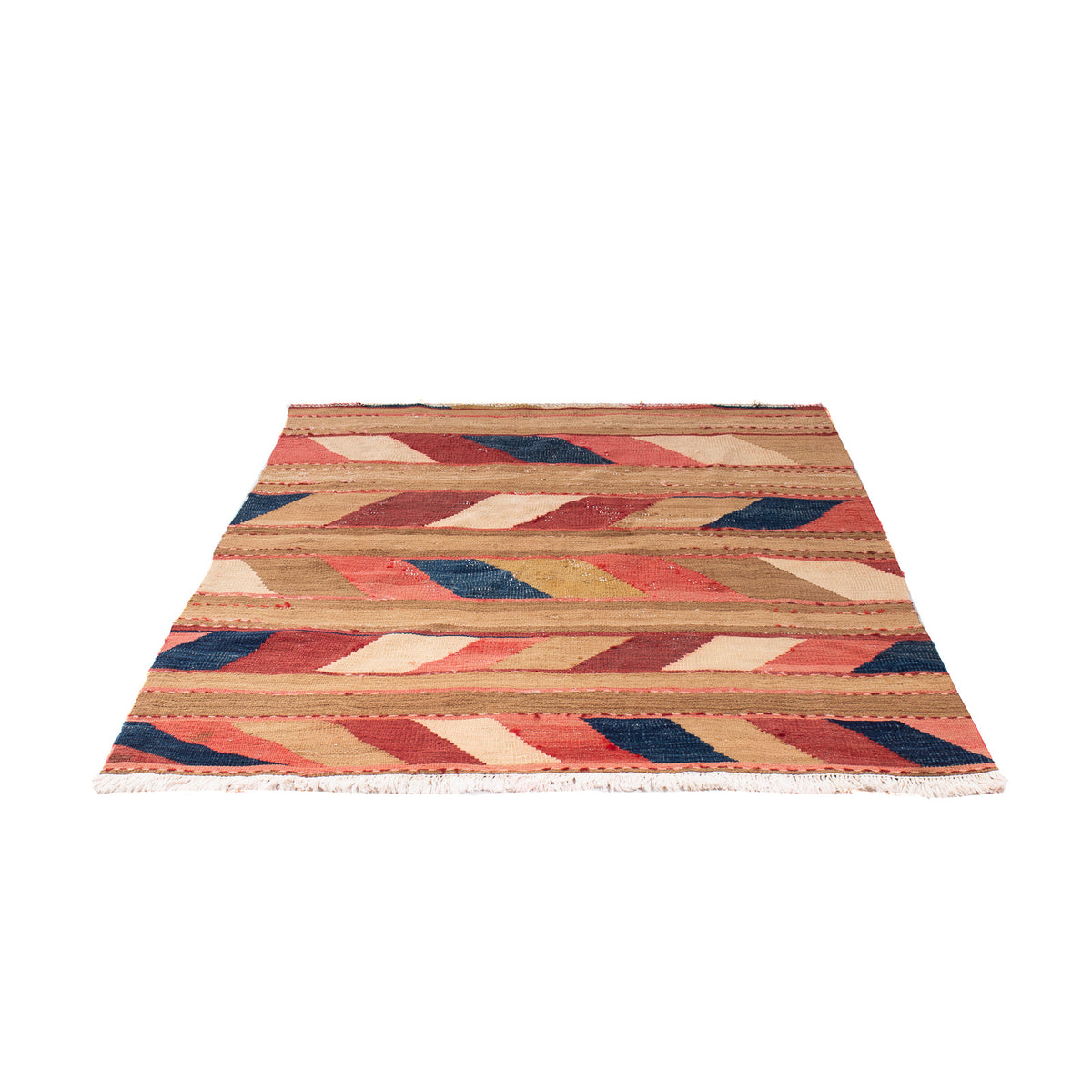 Kelim Rug - Old - 130 x 110 cm - multicolored