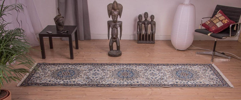 Runner Perser Rug - Nain - Royal - 295 x 81 cm - beige