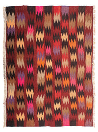 Kelim Rug - Old - 114 x 90 cm - multicolored