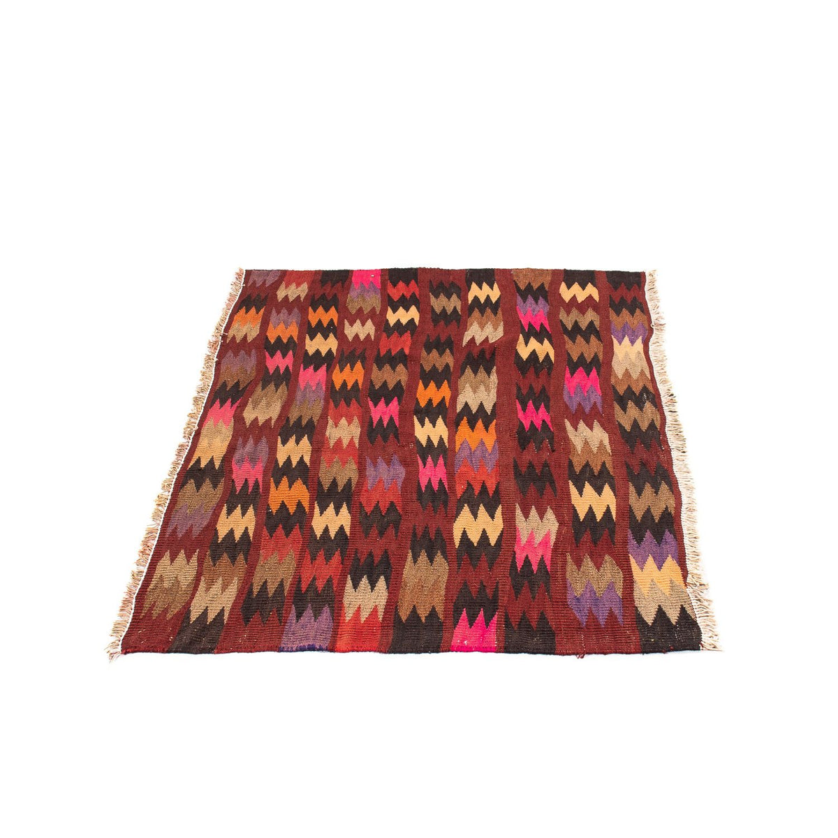 Kelim Rug - Old - 114 x 90 cm - multicolored