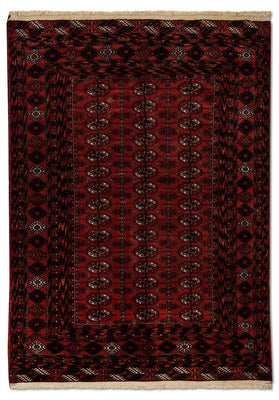 Afghan Rug - Bukhara - 164 x 120 cm - red