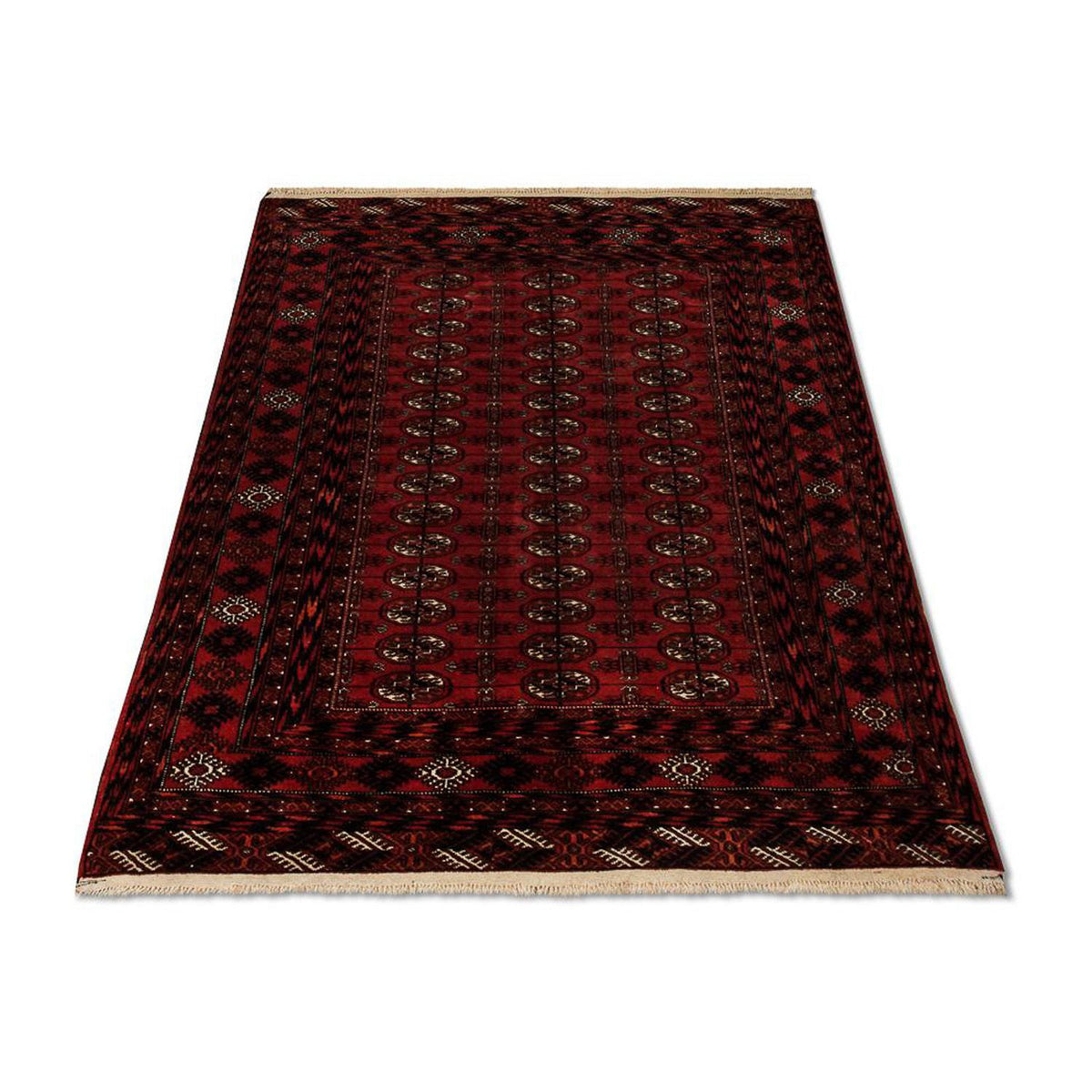 Afghan Rug - Bukhara - 164 x 120 cm - red