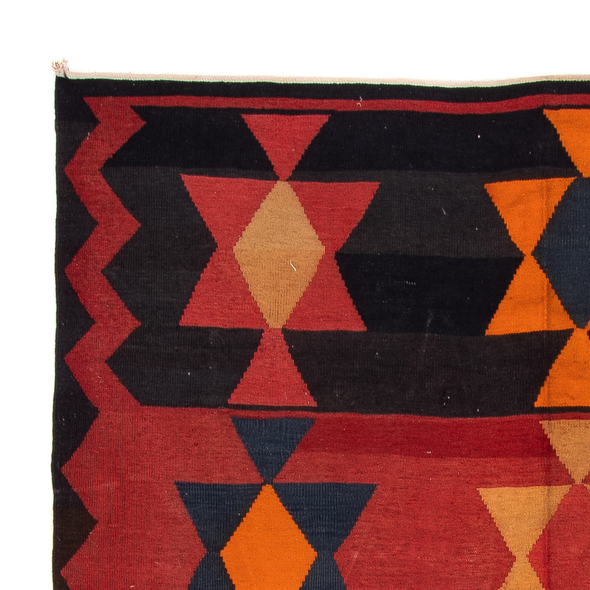 Runner Kelim Rug - Old - 295 x 120 cm - multicolored