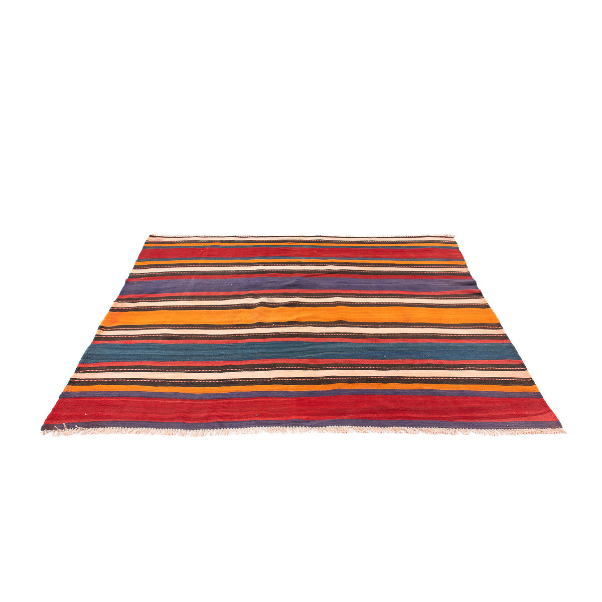 Kelim Rug - Old - 200 x 165 cm - multicolored