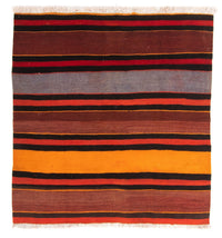 Kelim Rug - Old square  - 150 x 135 cm - multicolored