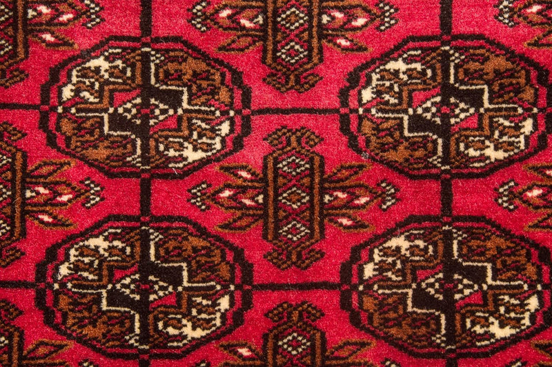 Runner Afghan Rug - Bukhara - 288 x 85 cm - red