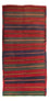 Runner Kelim Rug - Old - 325 x 135 cm - multicolored
