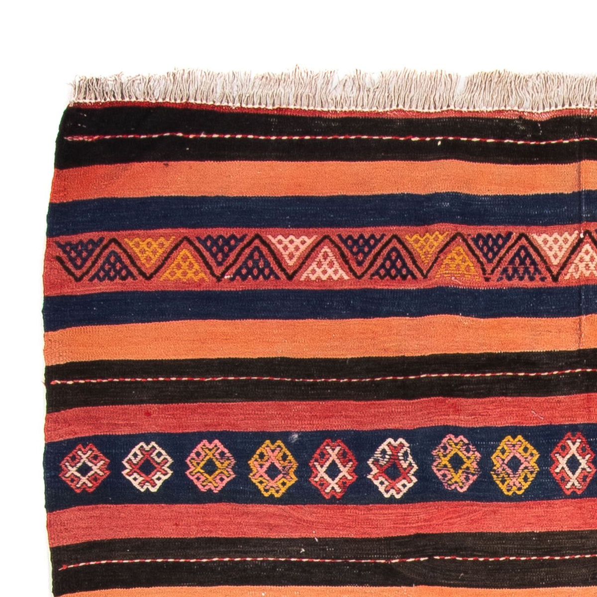 Kelim Rug - Old square  - 180 x 150 cm - multicolored