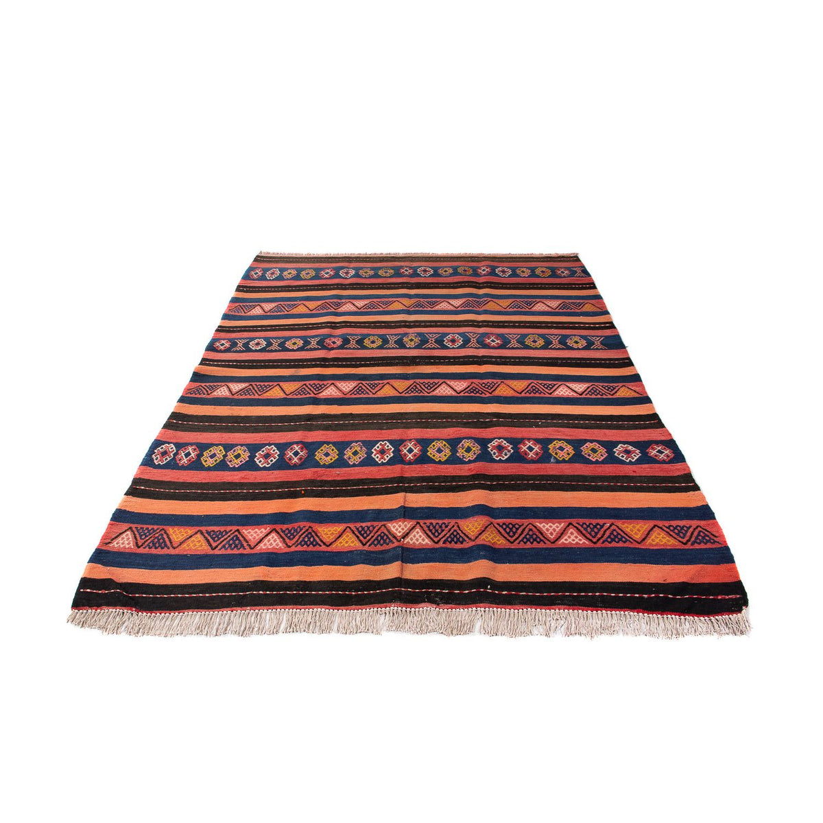 Kelim Rug - Old square  - 180 x 150 cm - multicolored