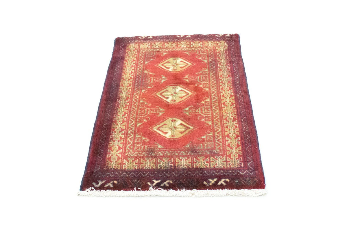 Turkaman Rug - 85 x 60 cm - red