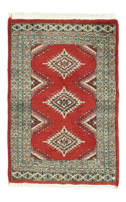 Pakistani Rug - 82 x 63 cm - red