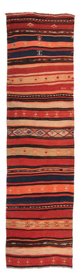 Runner Kelim Rug - Old - 315 x 95 cm - multicolored