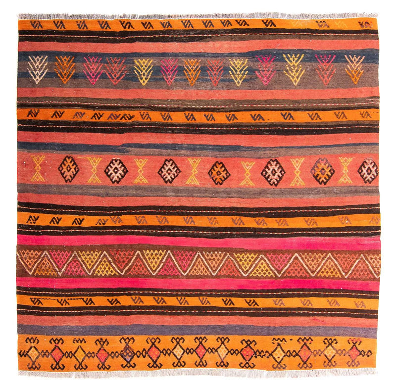 Kelim Rug - Old - 150 x 135 cm - multicolored