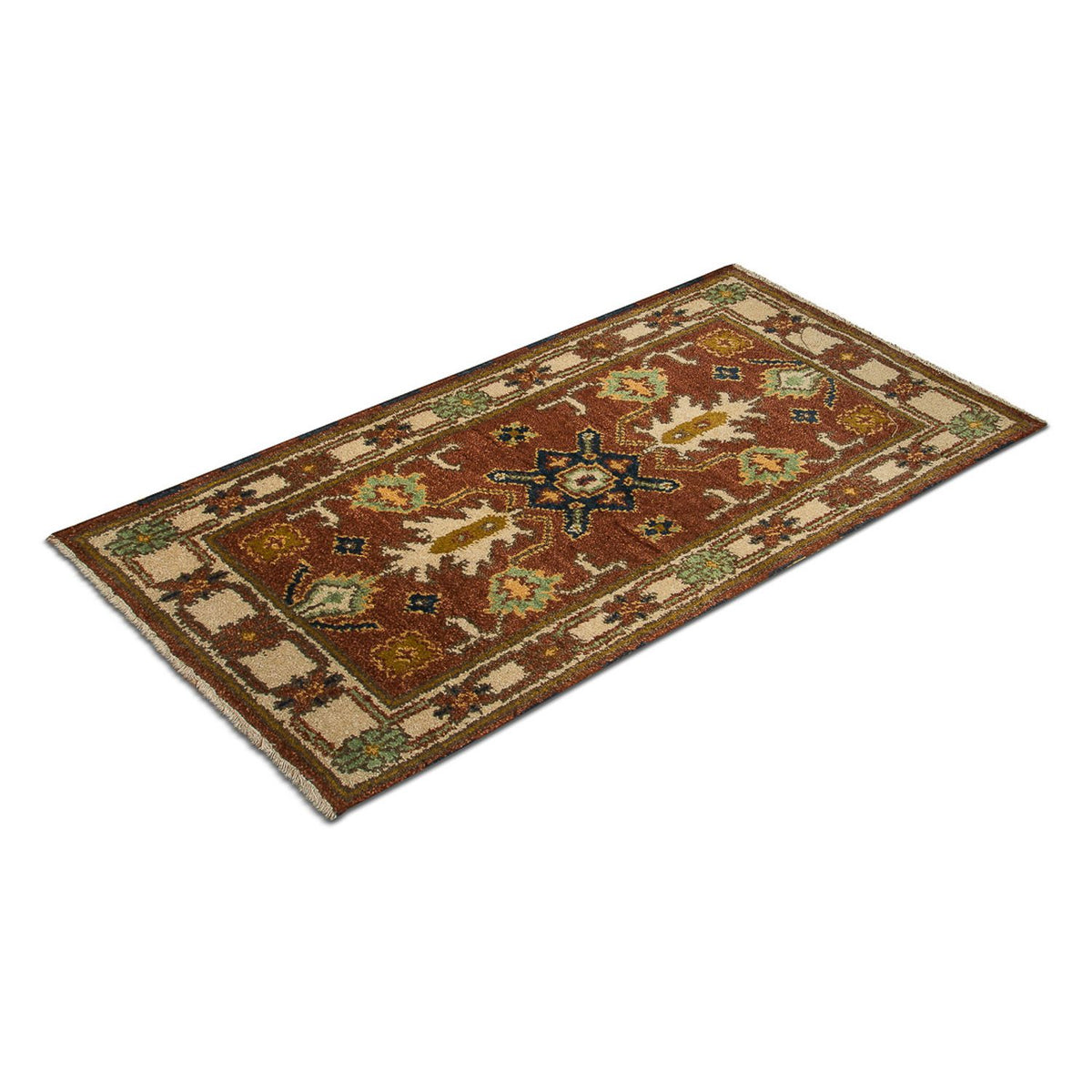 Oriental Rug - 123 x 64 cm - rust