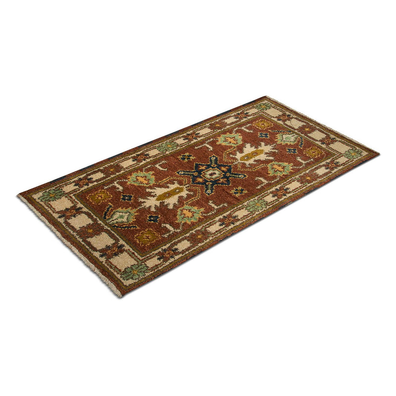 Oriental Rug - 123 x 64 cm - rust